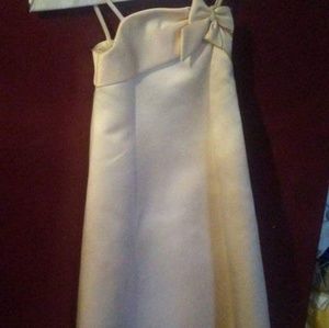 Cream color flower girl dress